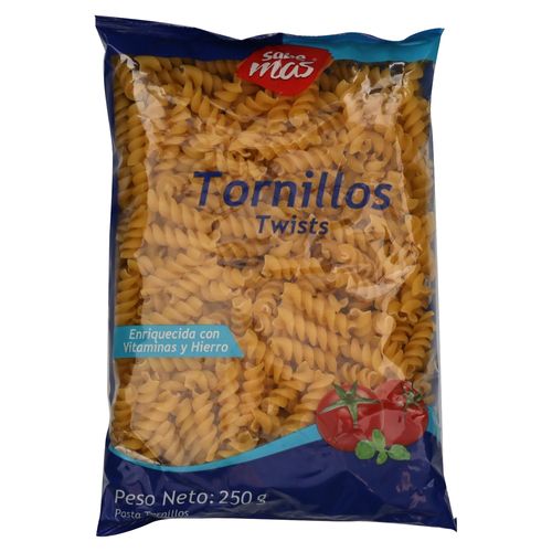 Pasta Sabemas, tornillos twists -250g