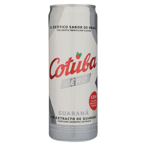 Refresco Gaseoso Cotuba Cero Lata -355ml