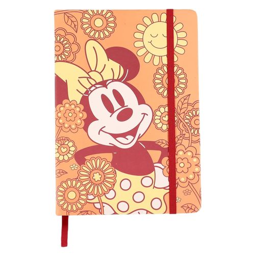 Libreta Minnie Mouse pasta dura tamaño A5 -120 hojas