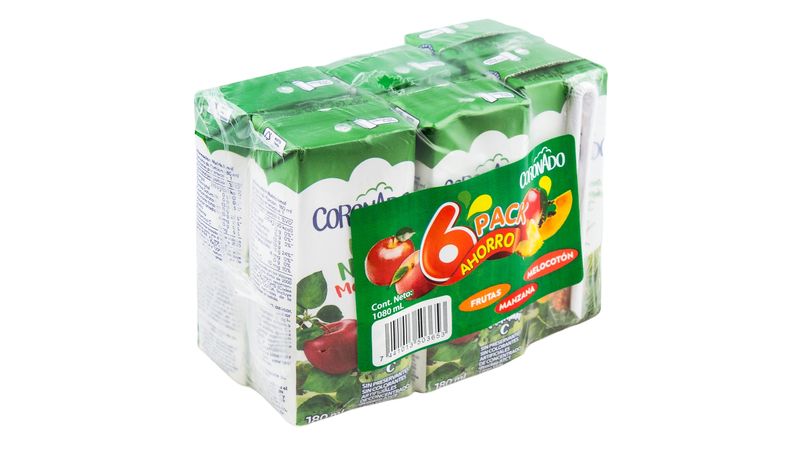Comprar Néctar Coronado Surtido, Con Vitamina C 6 pack - 180ml