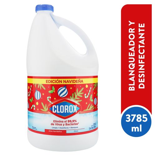 Cloro Clorox Navidad 3785 Ml