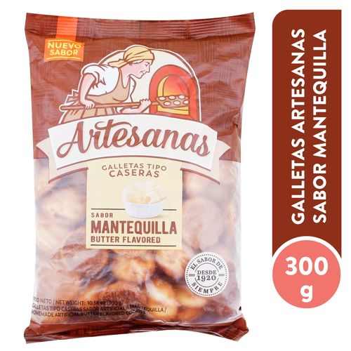 Galletas Artesanas mantequilla - 300 g