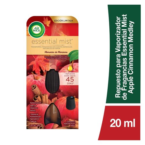 Repuesto para difusor de fragancias AirWick Essential Mist aroma Apple Cinnamon Medley - 20 ml