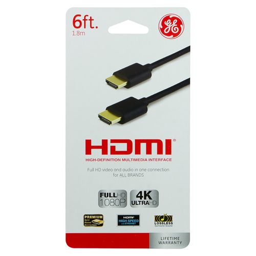 Cable Ge Hdmi 33574 6Ft