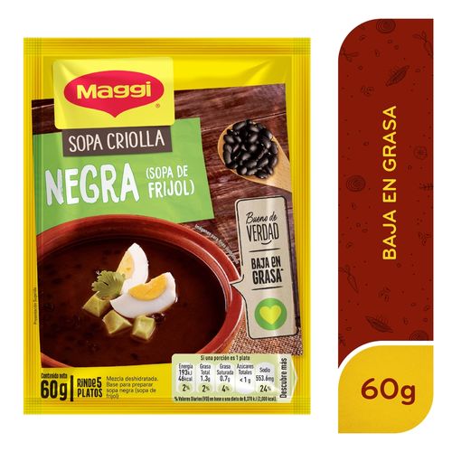 Sopa de Frijol Negro MAGGI Sobre 60g