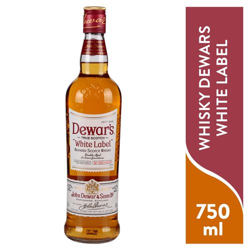 Whisky Dewars White Label -750ml