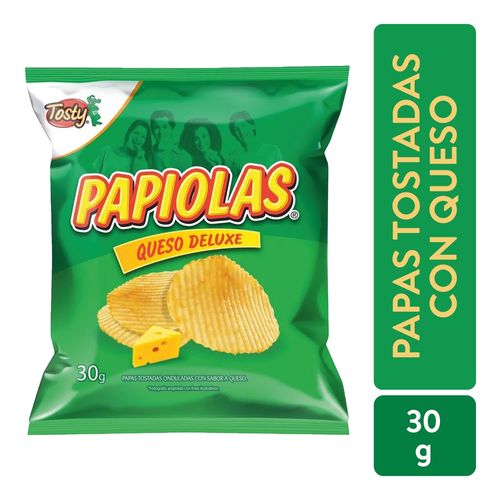 Papas tostadas Papiolas sabor queso deluxe - 36 g