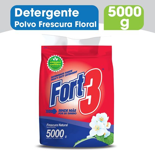 Detergente Fort3 Frescura Floral - 5000g