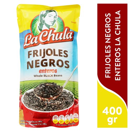 Frijoles La Chula Negros Enteros - 800gr