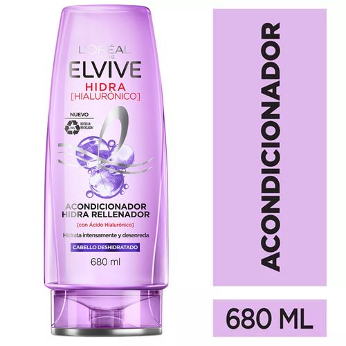 Acondicionador Hidra Hialurónico L'Oréal Paris Elvive Cabello Deshidratado -680ml