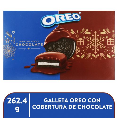 Galletas Oreo cobertura sabor a chocolate 262 g