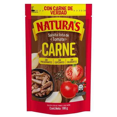 Salsa Tomate Naturas Carne - 180g