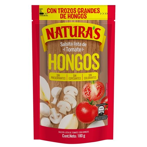 Salsa Tomate Naturas Hongos - 200g