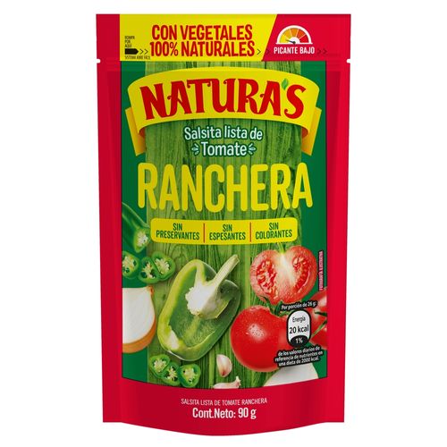 Salsa Tomate Naturas Ranchera - 90g