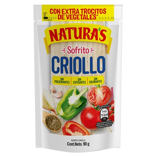 Salsa Tomate Naturas Sofrito Criollo - 90g