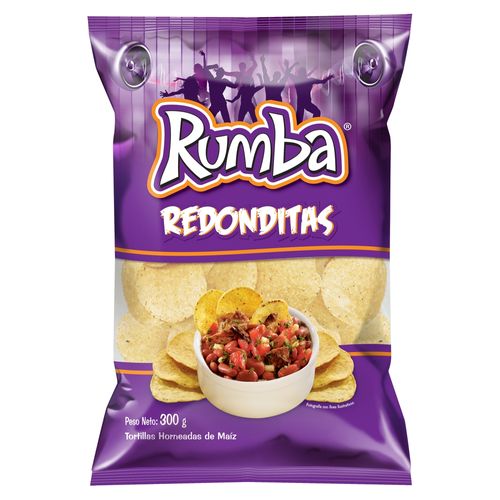 Tortillas horneadas Rumba redonditas de maiz - 300 g