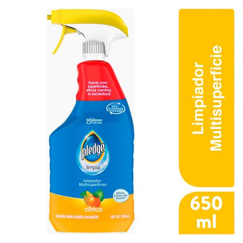 Limpiador Pledge de multisuperficies cítrico - 650 ml