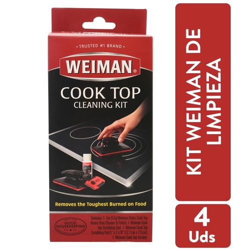 Kit De Limpieza Weiman Vitrocer - 4 unidades