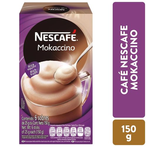 NESCAFÉ Cappuccino Moka Caja 6 Sobres de 25g