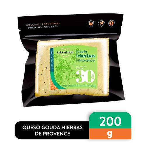 Queso Gouda Hierbas Provence Maduro Lakkerland - 200gr