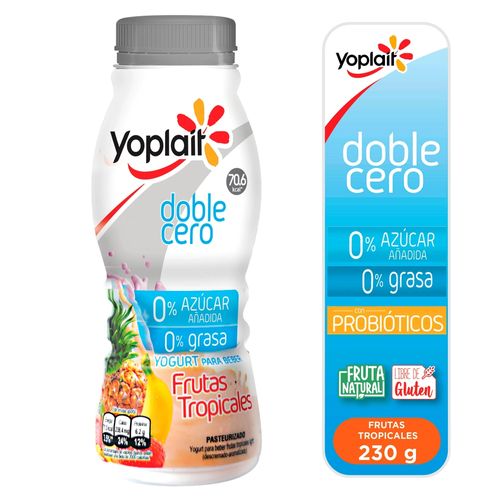 Yogurt Yoplait Líqudo Light Frutas Tropicales -230gr