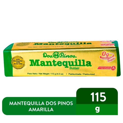 Barra de Mantequilla Dos Pinos -115gr