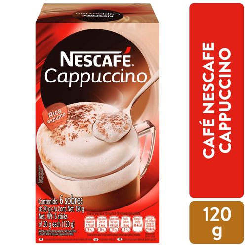 NESCAFÉ Cappuccino Original Caja 6 Sobres de 20g