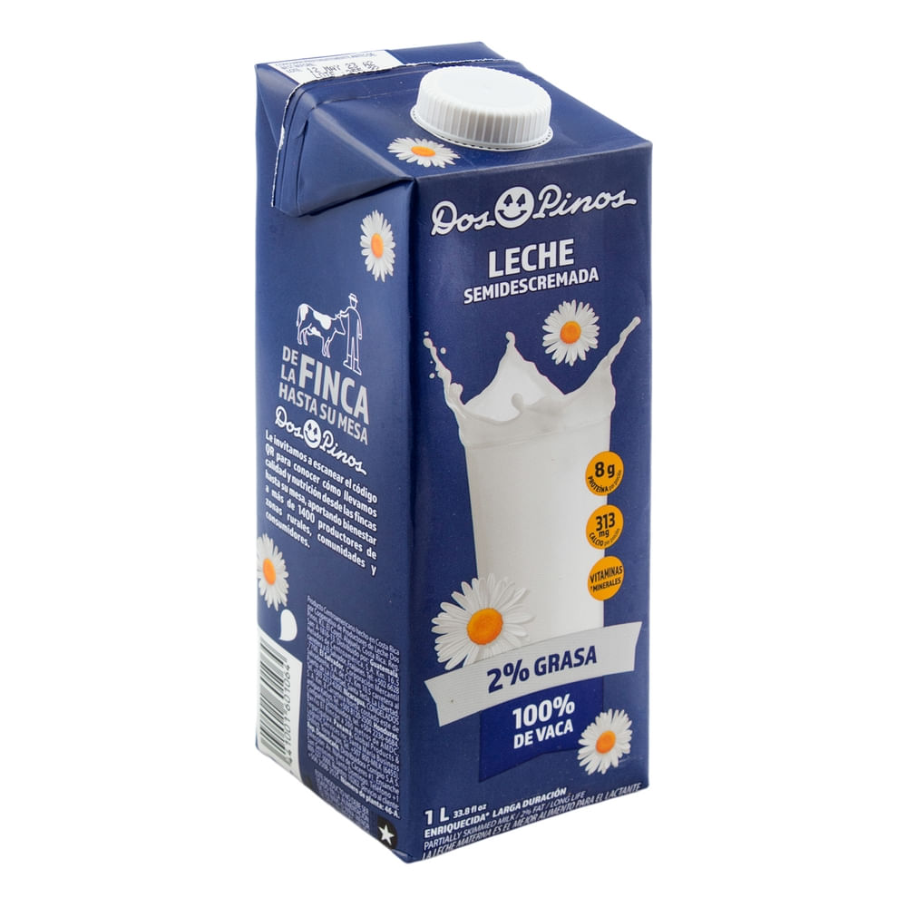 Leche semidescremada