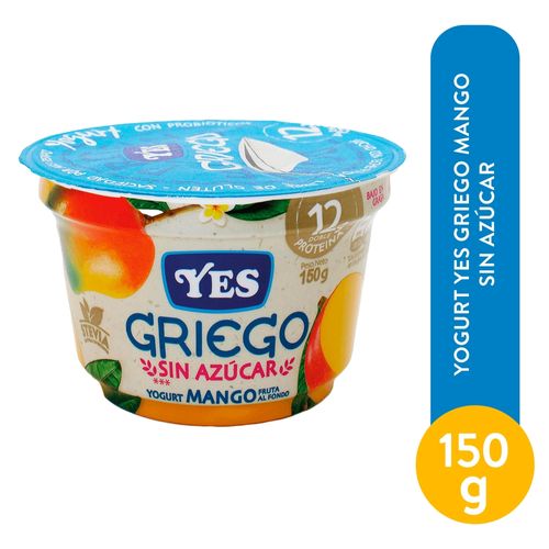 Yogurt Yes Griego mango sin azúcar - 150 g