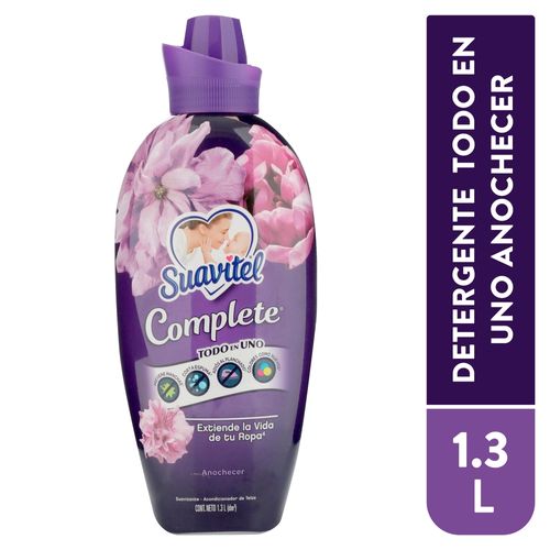 Suavizante de telas Suavitel complete anochecer todo en uno - 1.3 L