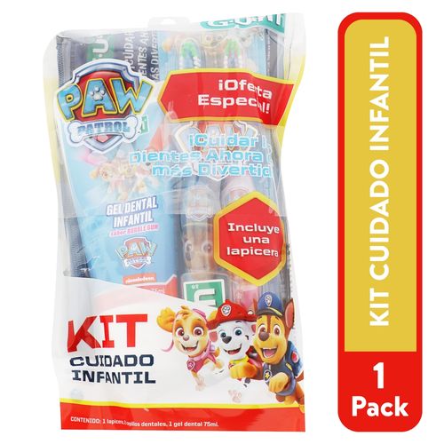 Kit Dental Gum Paw Patrol 4 unidades