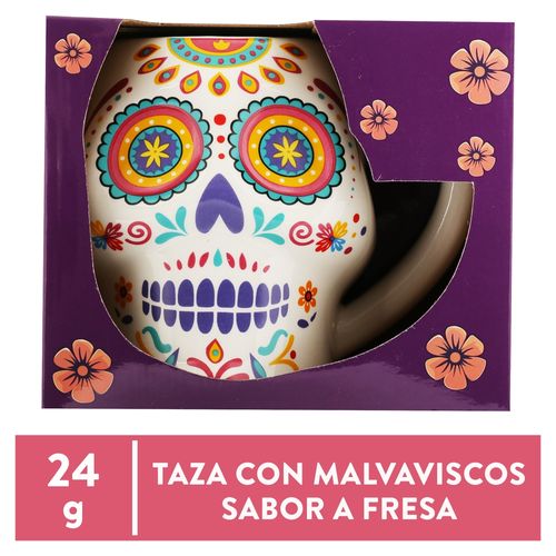 Taza Marshmallows Great Value Calavera Halloween 24 gr