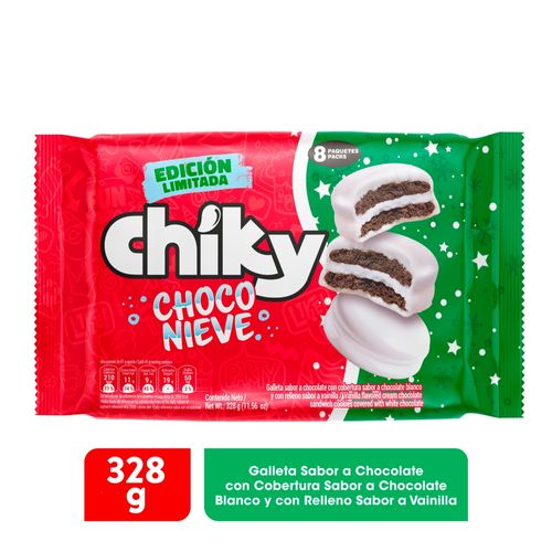 Galletas Pozuelo Chiky Choconieve Navidad - 328 g