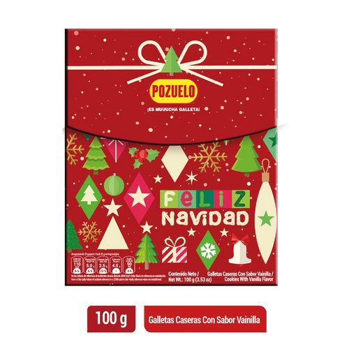 Galletas Pozuelo Navidad Plegadiza - 100 g