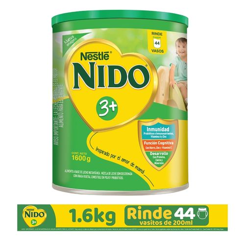 NIDO® 3+ Desarrollo® Lata 1.6kg