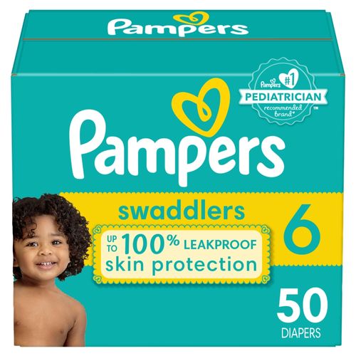 Pañales Pampers Swaddlers Talla 6, 16kg -50Uds