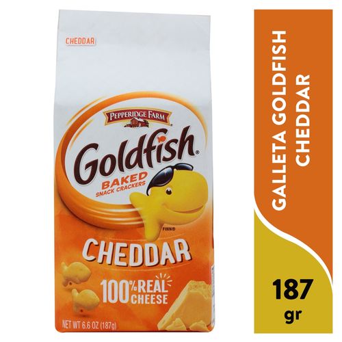 Galleta Pepperidge Farm goldfish cheddar - 187 g