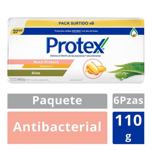 Jabón Corporal Protex, Surtido 6 pack -660 GR