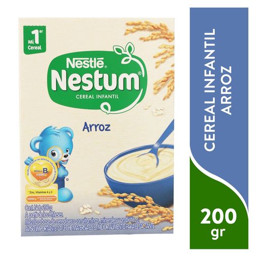 Cereal Infantil Nestlé NESTUM Arroz  Caja - 200 g