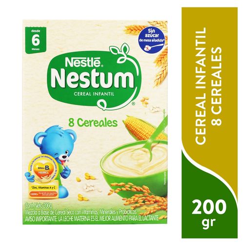 Cereal Nestlé Nestum Infantil 8 Cereales Caja - 200 g