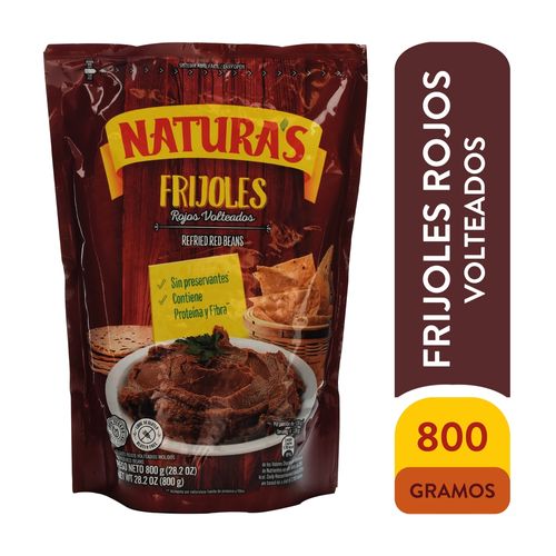 Frijoles Naturas Rojos Volteados - 800gr