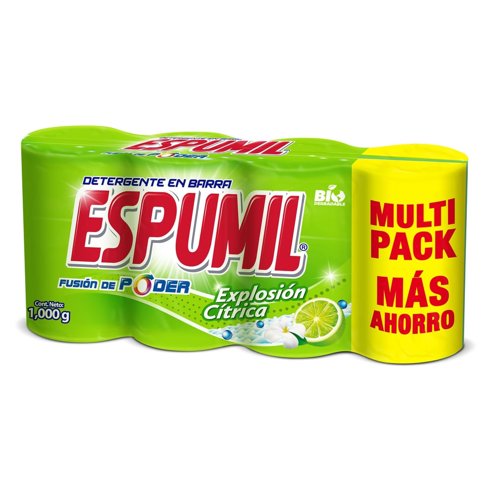Comprar Jabón En Barra Espumil Fusión Poder Multipack - 1000 g