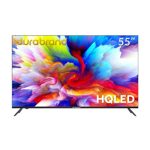 Pantalla Durabrand HQLED 4K HDR sistema android EHQ55MDUA de 55 pulgadas