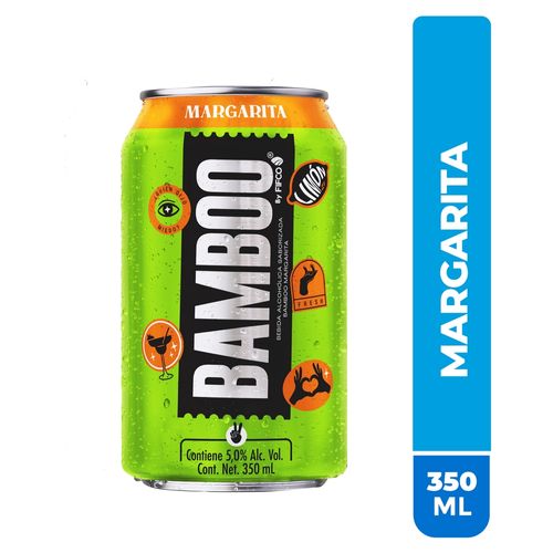 Bebida Alcohólica Bamboo Margarita Lata - 350 ml