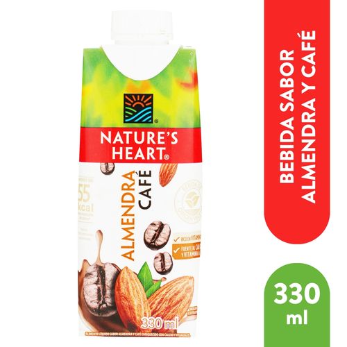 Bebida Nature's Heart De Almendra, Café -330 ml