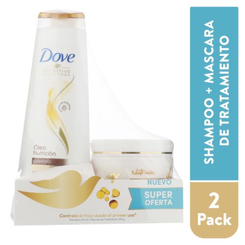 Pack Dove Sh Oleo Nutricion Y Masc 670ml