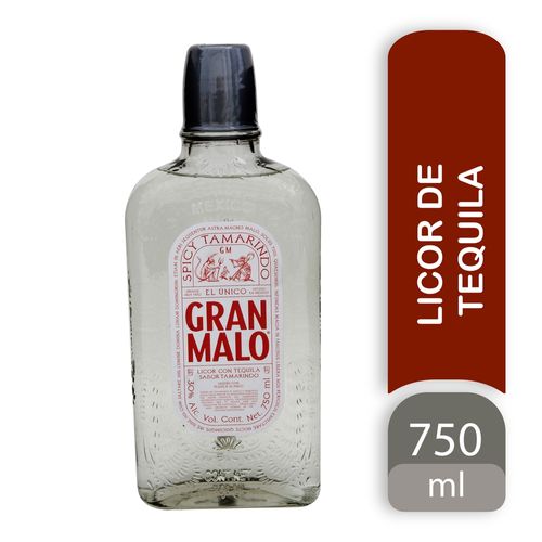 Licor de tequila Gran Malo spicytam -750 ml