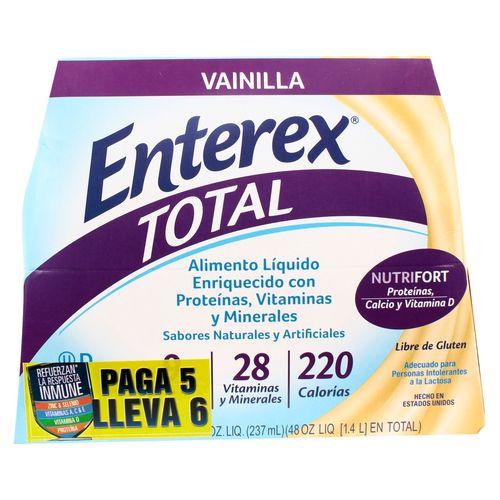 Enterex Total Vainilla 6pack 1422ml