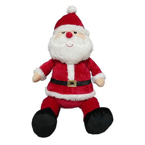 Peluche Santa Holiday Time navideño -77 cm