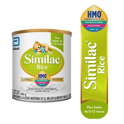 Fórmula infantil Similac rice - 400 g